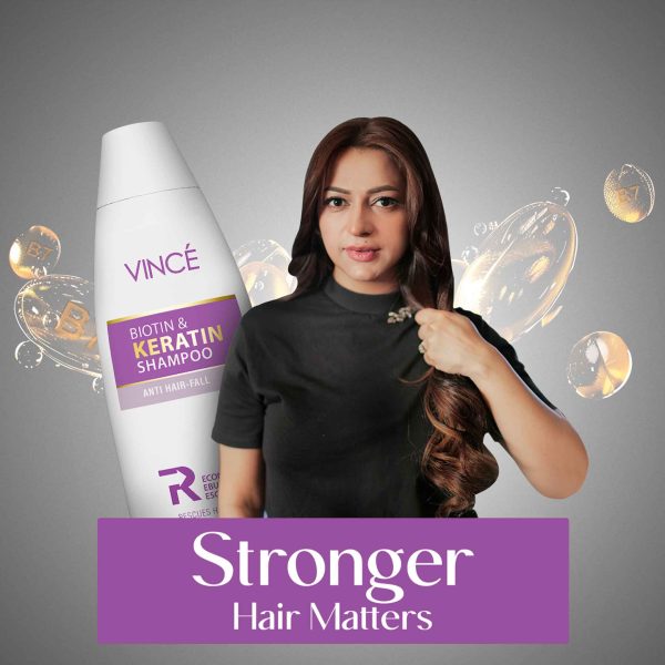 Vince Biotin & Keratin Shampoo 230ml - Image 3