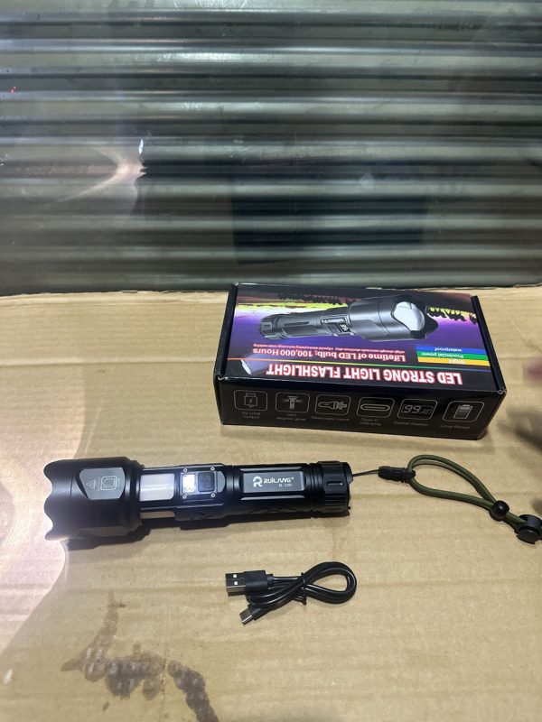 LED Strong Flashlight With Waterproof