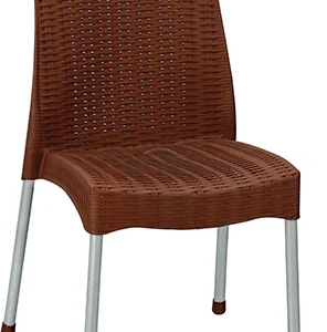 Boss BP-315 Lexus Queen Armless Chair with Silver Legs