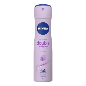 NIVEA Double Effect Quick Dry Deodorant Spray, 48 H Protection, For Women, 150 ml.