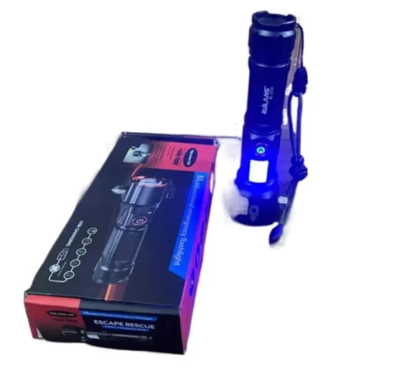 Rechargable Emergency Flashlight And Charging Bank Waterproof LED Powerful Torch. - Image 5