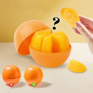 Orange Pattern Puzzle Fit Challenge -