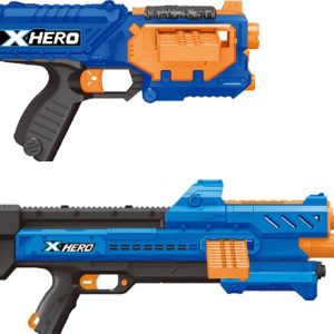 X-Hero Storm Trooper Gun Toy, Soft Shells Chaos Blaster, Orbit X-Action 