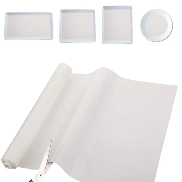 Silicone Baking Mat, Baking Sheet, Non-Stick Reusable Dough And Pastry Mat