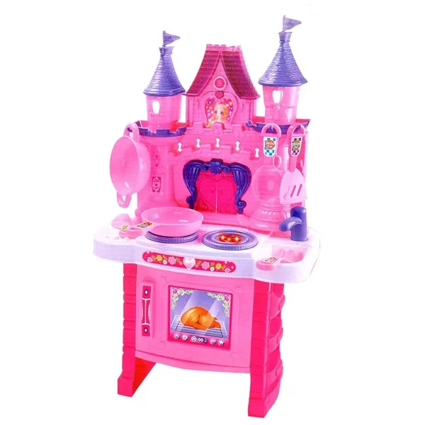 Castle Style Kitchen Set, Pretend Play Kitchen Set for Girls - Image 3