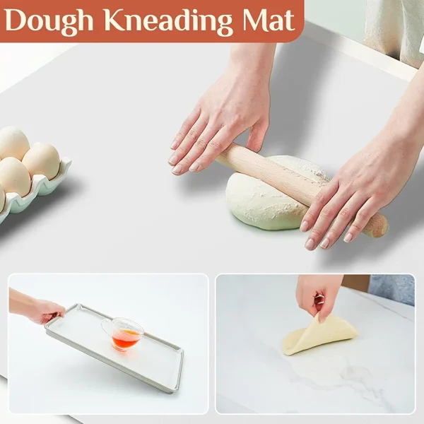 Silicone Baking Mat, Baking Sheet, Non-Stick Reusable Dough And Pastry Mat - Image 5