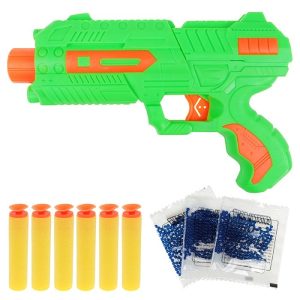 Soft-Gun with Soft Darts and Water Balls Gun Pistol New: