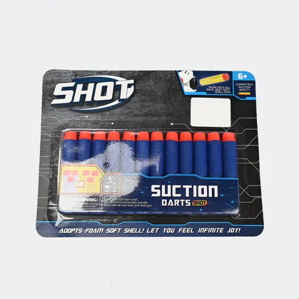 Eva Soft Bullets SHOT SUCTION DARTS 12PCs For kids