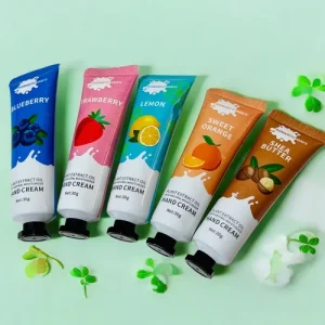 Natural Fragrance Hand Cream, Mini Hand Lotion, Moisturizing Hand Care Cream for Dry Cracked Hands 30 g.