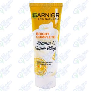 Garnier Bright Complete Vitamin C Super Whip Face Wash, 100 ml.