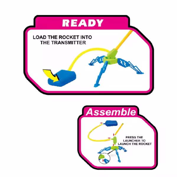 Air Rocket Toys Outdoor air Pump Rocket Launcher Outdoor Toys for Kids - Image 4