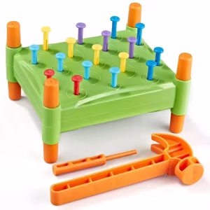 Montessori Education Pounding Nail Game Hammer Nail Board Game For Kids