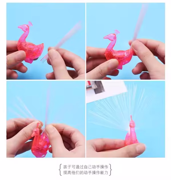 Peacock Design Led Light up Rings Party Gadgets Toys for Children(14 August Special) - Image 8