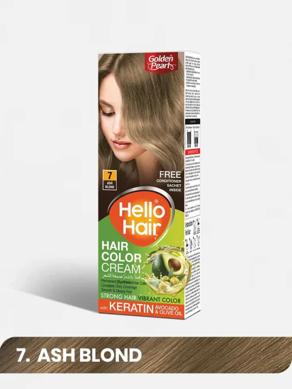 Golden Pearl Hair Color 7 Ash Blond