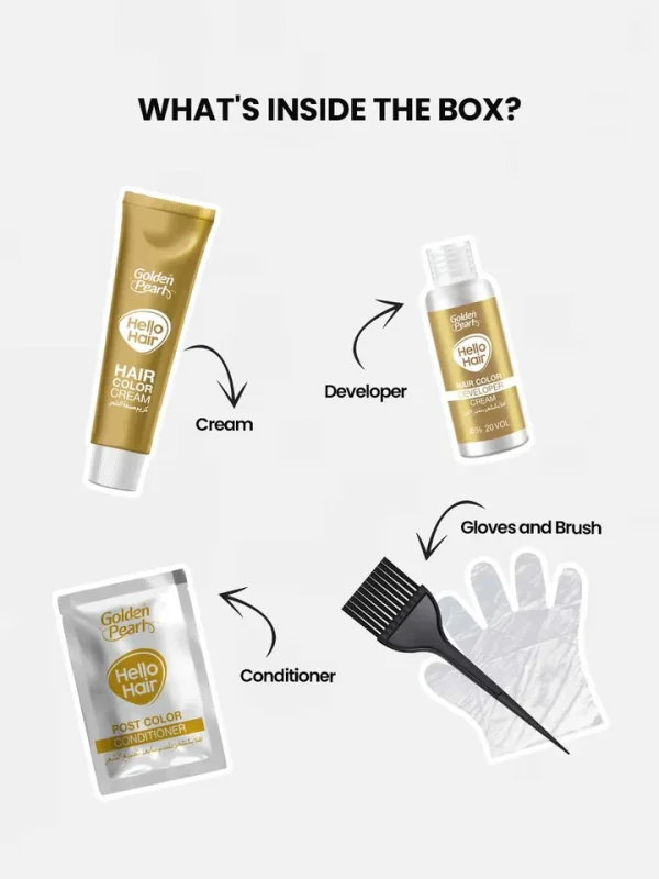 Golden Pearl Hair Color 6.3 Light Golden Blond - Image 2