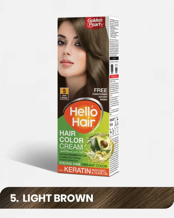 Golden Pearl Hair Color 5 Light Brown