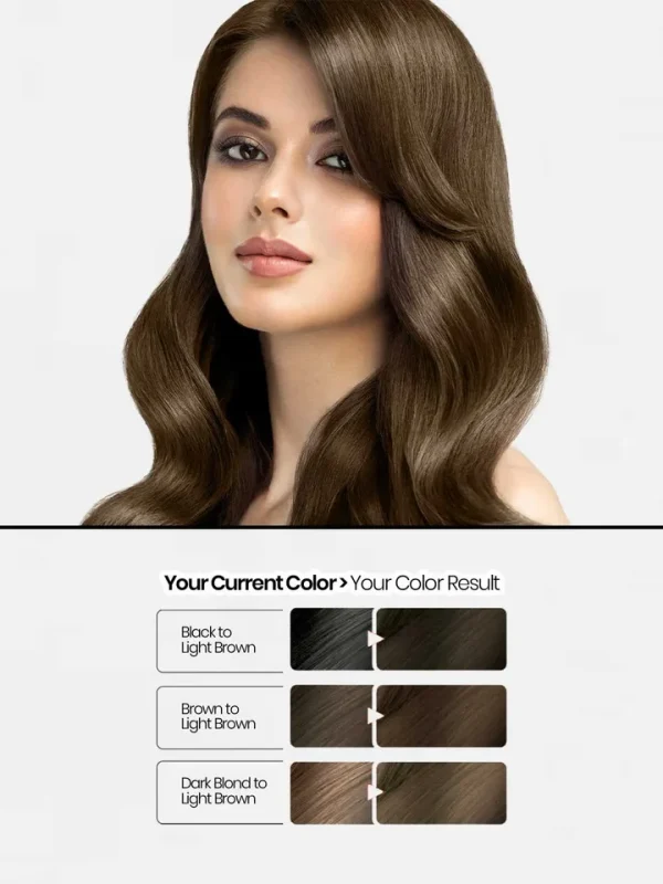 Golden Pearl Hair Color 5 Light Brown - Image 4