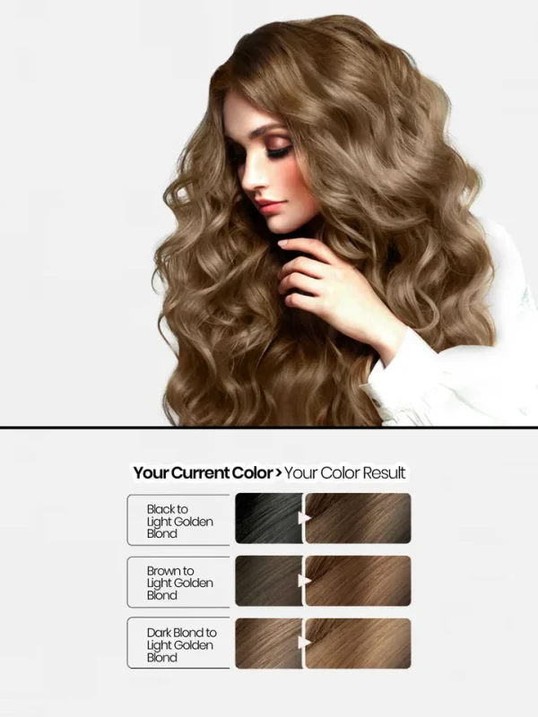 Golden Pearl Hair Color 6.3 Light Golden Blond - Image 4