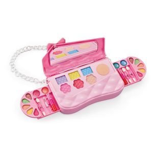 Shoulder Bag Plastic Beauty Box Cosmetics Play Set, Toys Make up for Girls.