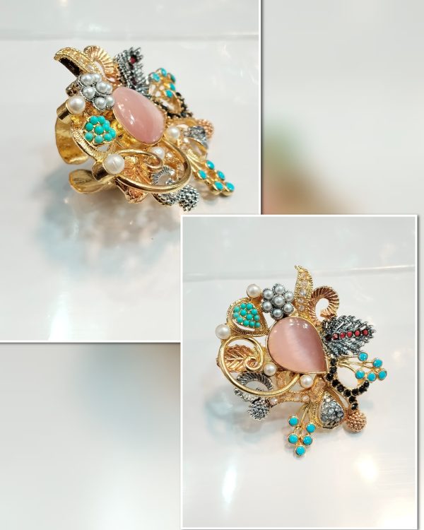 Unique And stylish casting Made Zircon stones Adjustable Ring Exclusive By Unique Fancy Jewellery. - Image 12