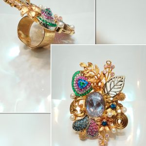 Unique And stylish casting Made Zircon stones Adjustable Ring Exclusive By Unique Fancy Jewellery.