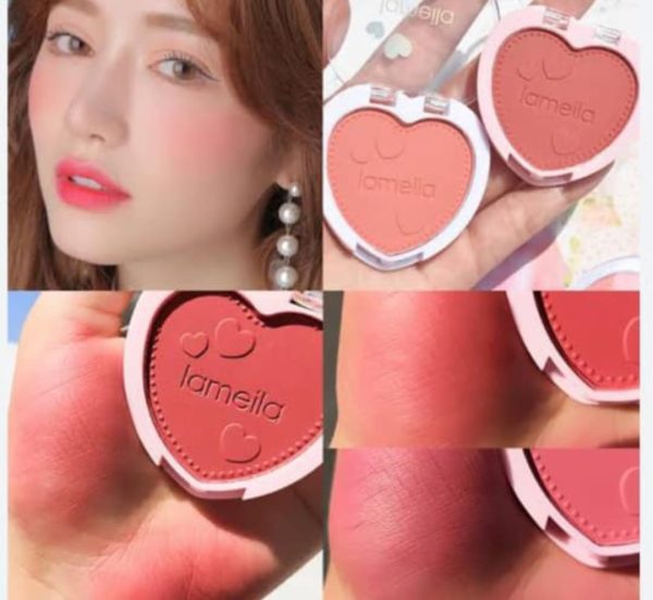 Love Shaped Blush Waterproof Sweat-proof Blusher - Image 11