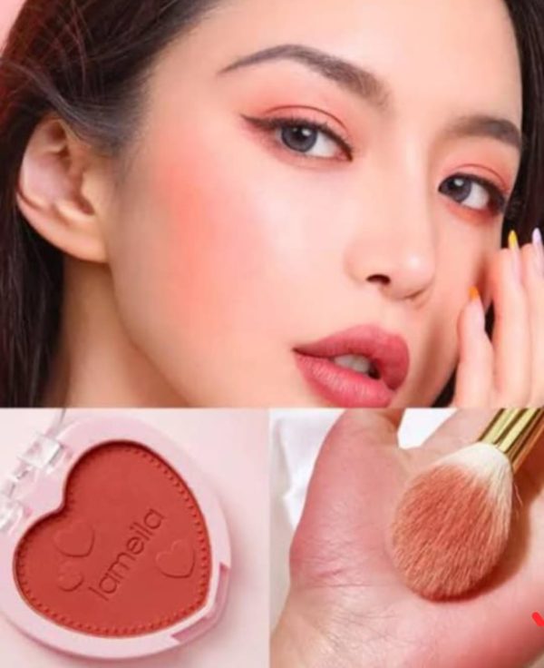 Love Shaped Blush Waterproof Sweat-proof Blusher - Image 10