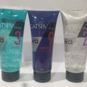 Gatsby Water Gloss Soft, Hard And Ultimate Hold 9 Hair Gel 100 g.