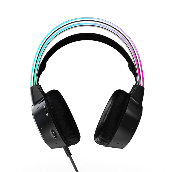 Login L-285 Gaming Headphone With RGB Multi Colors light. - Image 7