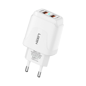 Login L-401 Charger, 2.4 A, Micro, Type C Charger