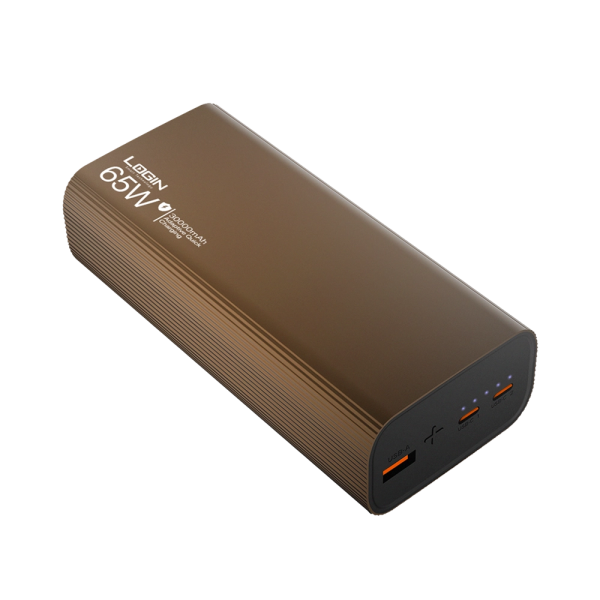 Login L-701 Power Bank With 30,000 mAh Battery Power And 65 W Charging Support (Purple, Brown). - Image 9