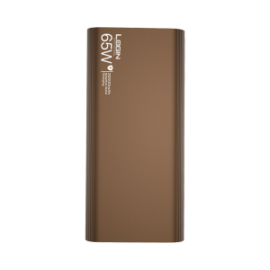 Login L-701 Power Bank With 30,000 mAh Battery Power And 65 W Charging Support (Purple, Brown).