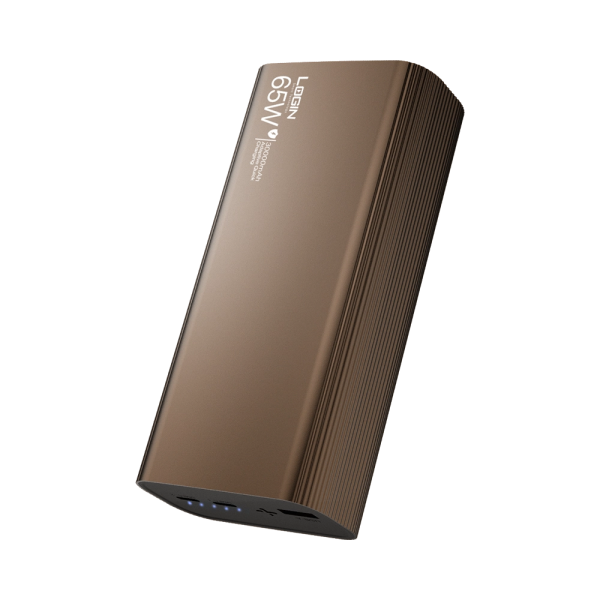 Login L-701 Power Bank With 30,000 mAh Battery Power And 65 W Charging Support (Purple, Brown). - Image 7