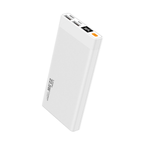 Login L-702 Power Bank With Digital Display (Black, White).