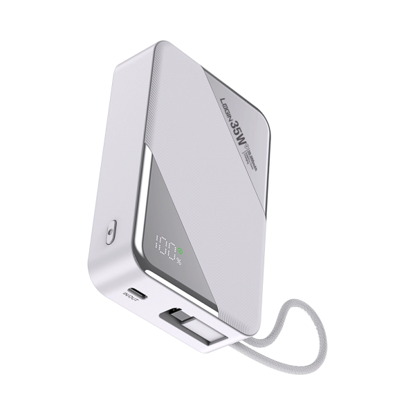 Login L-704 Power Bank, 35 W, 20,000 Battery Capacity (Gray, White).