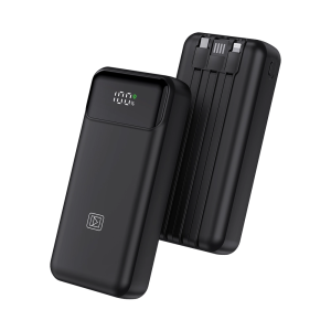 Login L-705 Power Bank, 22.5 W, LED Display (Black).