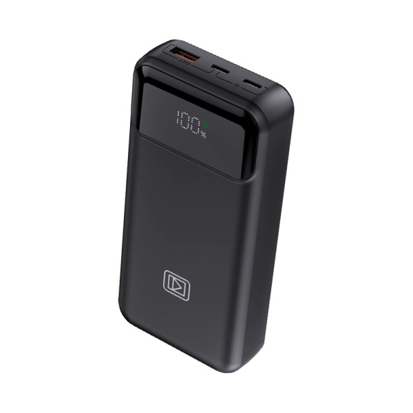 Login L-705 Power Bank, 22.5 W, LED Display (Black). - Image 2