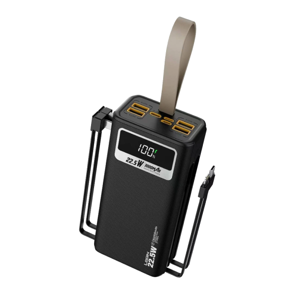 Login L-710 Power Bank, 22.5 W, 30,000 Battery Capacity (Black, White). - Image 3