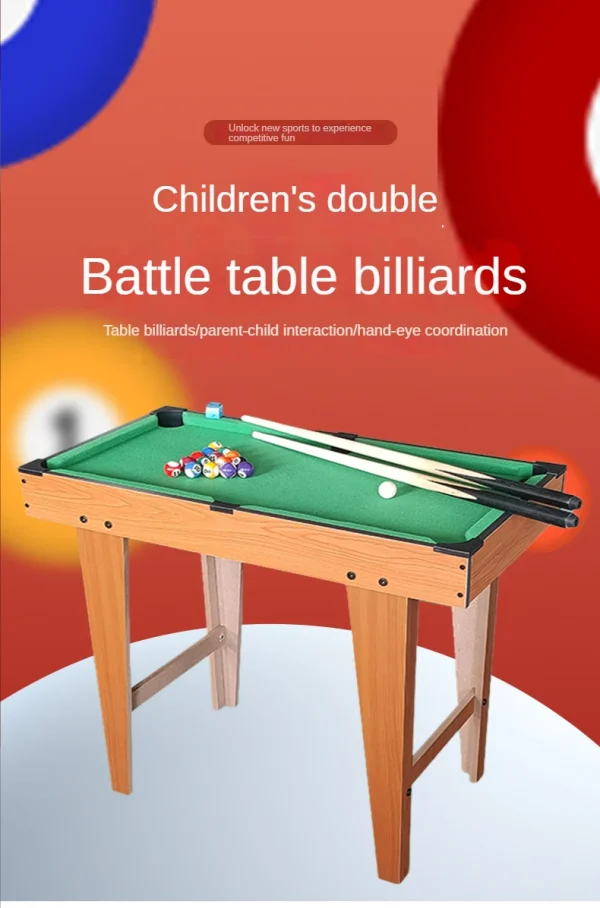 Mini Pool Table Billiards Snooker Toy Party Montessori Sports Table Game