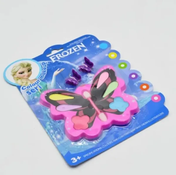Mini Cosmetic MakeUp Toy Beauty Set Pretend Play, Sandal And Butterfly Shape makeup Kit For girls. - Image 2