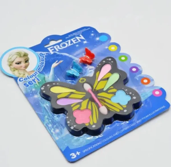Mini Cosmetic MakeUp Toy Beauty Set Pretend Play, Sandal And Butterfly Shape makeup Kit For girls. - Image 3