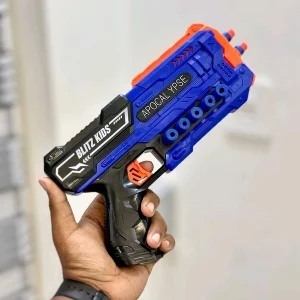 Kids Dart Blaster Gun Toy – 12 Pcs Soft Bullet Foam Shooter | Warrior Series (Age 6+)