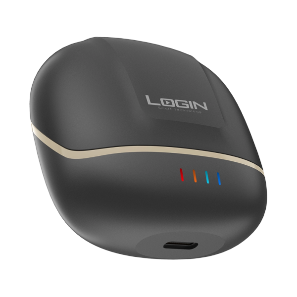 Login L-206 Earbuds, Wireless, Bluetooth, 400 mAh Battery (Golden). - Image 5