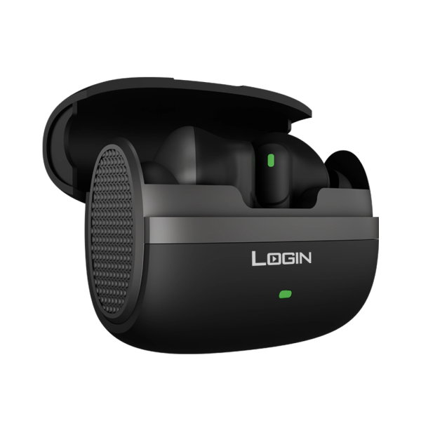Login L-208 Earbuds With ENC And 30 Hours playtime, Available in 3 Colors. - Image 2