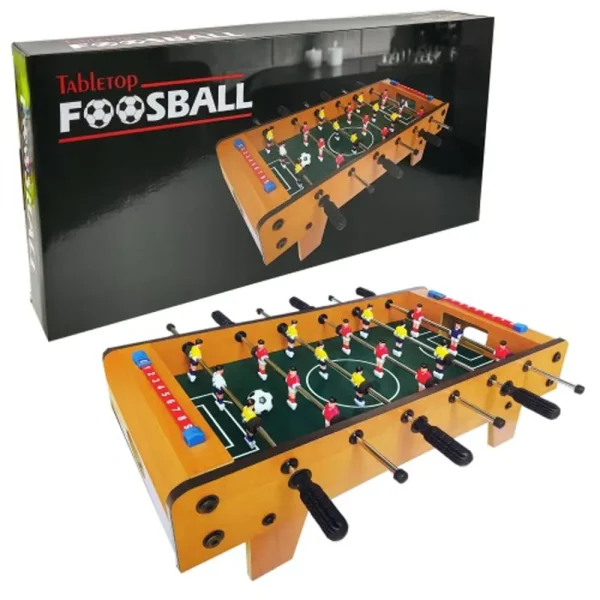 Portable Foosball Wooden Table