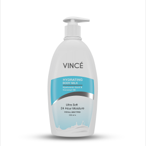 Vince Hydrating Body Milk, Ultra Soft, 24 hour Moisture, 330 ml.
