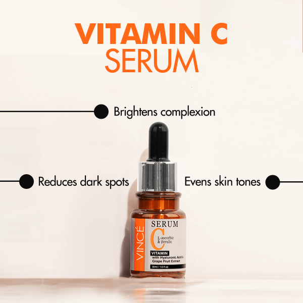 Vince Vitamin C Serum With Hyaluronic acid And Grape Fruit Extract, 30 ml. - Image 4
