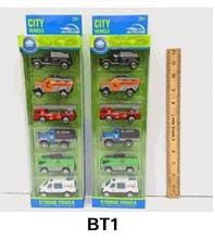 Die Cast Car toy 6 pcs For kids BT1