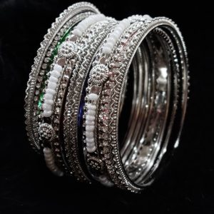 Indian Made Bangles Set of 12pcs Exclusive By Unique Fancy Jewelry 