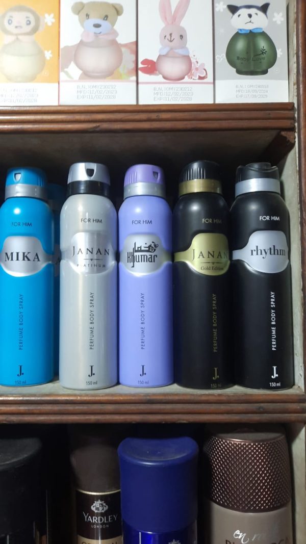 J. Perfumed Body Spray For Men 150ML - Image 7